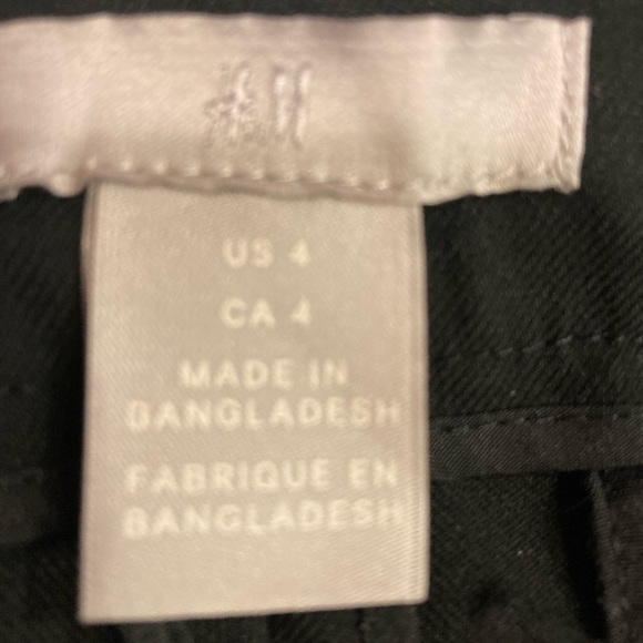 Size 4 H&M Black Pants - Picture 9 of 10
